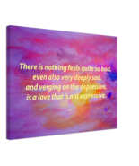 Expressive by John - 18 x 24" Stretched Quality Canvas Evocative Word Art Print - $85.00
