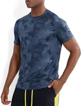 Zengjo Mens Workout Shirt Short Sleeve Quick Dry Lightweight Athletic Ru... - £35.23 GBP