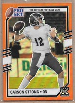 2022 Pro Set Draft Base Prismatic Orange #PSB-CS1 Carson Strong Nevada Wolf Pack - £2.98 GBP