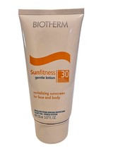Biotherm Sunfitness Gentle Lotion Revitalizing Sunscreen Spf 30 Face &amp; Body - £14.87 GBP