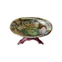 5- 6 Abalone Shell Incense Burner With Stand - £22.24 GBP