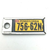 DAV 1968 PENNSYLVANIA keychain license plate tag Disabled American Veter... - $10.00