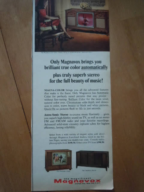 Magnavox Automatic Color Print Magazine Advertisement 1967 - $3.99