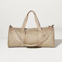 Canvas Travel Duffel Bag Khaki - Hearth &amp; Hand with Magnolia - £48.54 GBP