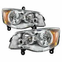 Headlights Headlamp For 2011-19 Dodge Grand Caravan 08-16 Chrysler Town &Country - $180.07