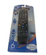 New E-Circuit Universal Remote Control 6 in 1 TV DVD CD VCR Satellite Amplifier - £7.15 GBP