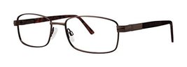 Gravity Men&#39;s Eyeglasses - Modern Collection Frames - Matte Brown/Tortoise 55-19 - £47.16 GBP