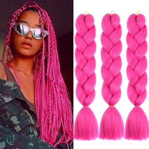 Jumbo Braids Synthetic Hair Extensions Crochet Braiding #A18 Color 3Pcs ... - £11.05 GBP