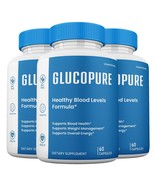 GlucoPure Capsules Blood Support, Gluco Pure Glyco Pills Supplement (3 P... - $53.81 CAD