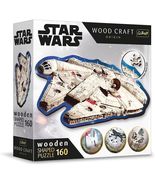 NEW Trefl Jigsaw Wooden Puzzle 160 Pieces 20189 Millennium Falcon - $32.67 CAD