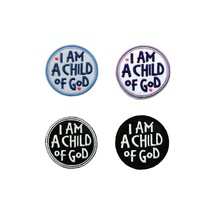 Christian I Am A Child Of God Embroidered Iron On Patch 2.5&quot; - £4.52 GBP