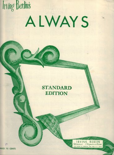 Irving Berlin&#39;s Always [Sheet music] Irving Berlin - $8.00