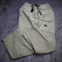 Guide Series Pants Mens 32x32 Khaki Lined Convertible Shorts Zip Athleti... - $22.75
