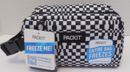 Pack It Freeze Me PackIt Insulated Freezable Snack Box Lunch Bag Black W... - £15.66 GBP