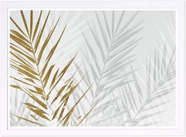 Wynwood Studio Botanical Framed Wall Art Eucalyptus Palm Home, 19x13 - $17.82