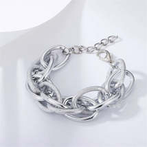 Silver-Plated Chain Bracelet - £11.15 GBP