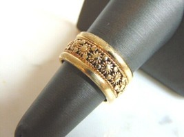 Womens Vintage Estate 14k Gold Wedding Band Ring 8.3g #E851 - £817.41 GBP