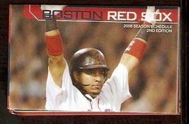 BOSTON RED SOX 2008 POCKET SCHEDULE MANNY RAMIREZ - £0.98 GBP