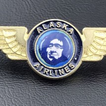 Alaska Airlines Wings Pin Airliner Aeronautics Airplane Metal - £7.86 GBP