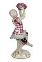 Cute Chinese Porcelain Monkey Playing Tambourine  Figurine 12&quot; - £102.74 GBP