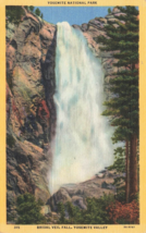 Postcard Yosemite California CA Bridal Veil Falls Divided Back Unposted K9 - £4.43 GBP