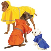 Rain Coats for Dogs Dog Rain Jackets with Reflective Strips Choose Size &amp; Color - £18.90 GBP+