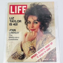 LIFE Magazine Feb 25 1972 Elizabeth Taylor Age 40, Olympic Special, Pall... - $6.89