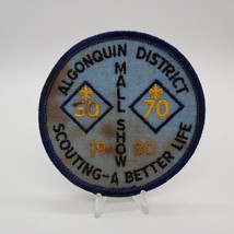 Vintage BSA 1980 Algonquin District Mall Show Scouting-A Better Life Patch - $12.75