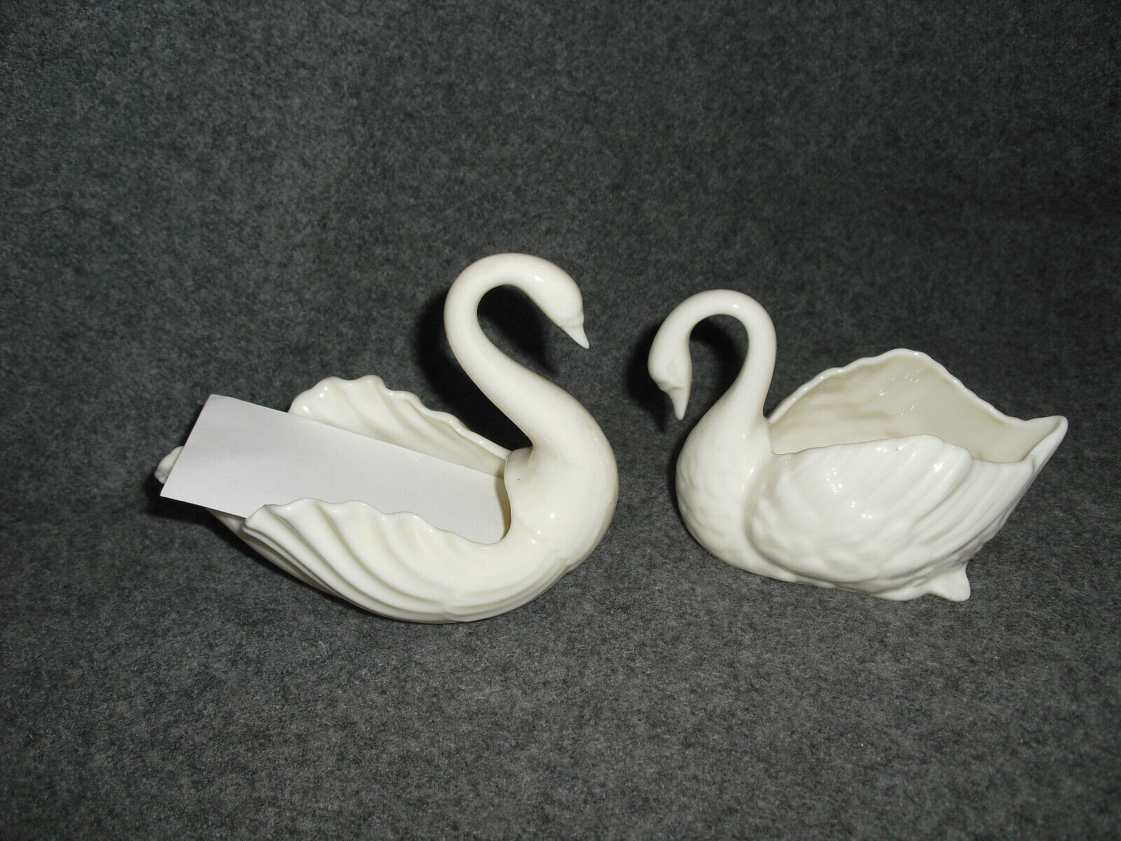 Lenox  Porcelain Swan small buisiness card holder and dish - $24.75
