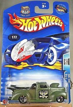 2003 Hot Wheels #177 Work Crewsers 7/0 1940 FORD Flat Dark Green w/Chrome 5 Sp - £6.49 GBP