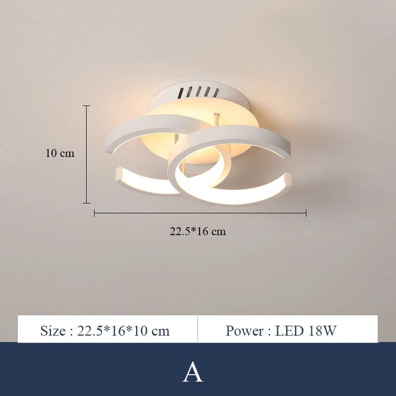  Led Corridor Lamp Creative  Simple Ceiling Lamp Aisle Balcony Home Decor Ceilin - £204.73 GBP