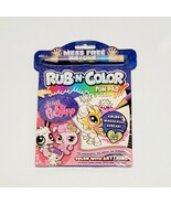 2007 Littlest Pet Shop Rub N Color Activity Book New Old Stock- Mess-fre... - $434.57 MXN
