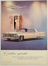 1962 Print Ad Cadillac Coupe de Ville 2-Door Cars Splendor - £9.45 GBP