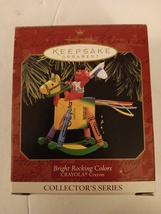 Hallmark 1997 Bright Rocking Colors Crayola Crayon Keepsake Ornament NOS - £9.56 GBP
