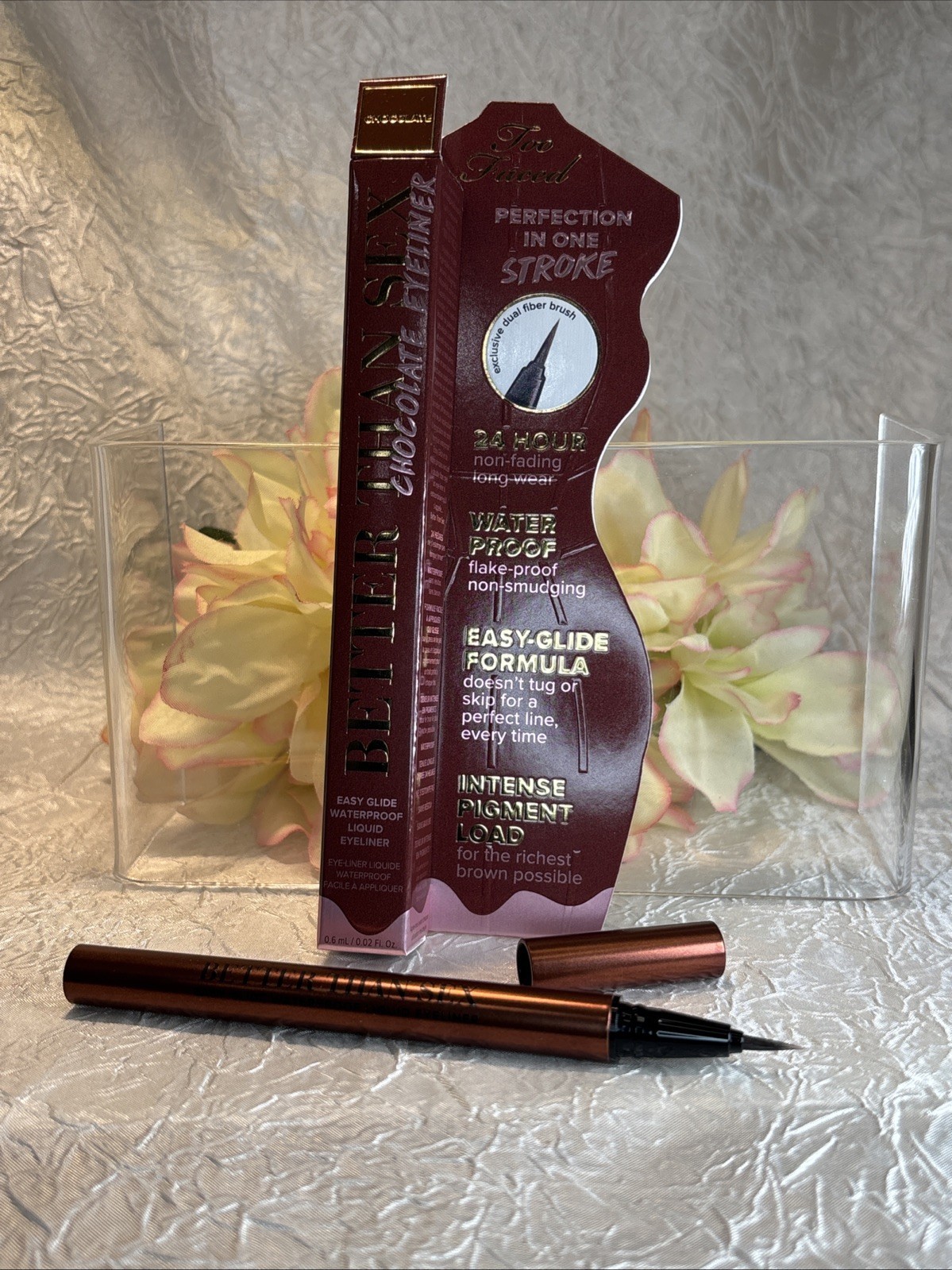 Too Faced Better Than Sex Chocolate Easy Glide Waterproof Eyeliner ~ FS ... - $15.79