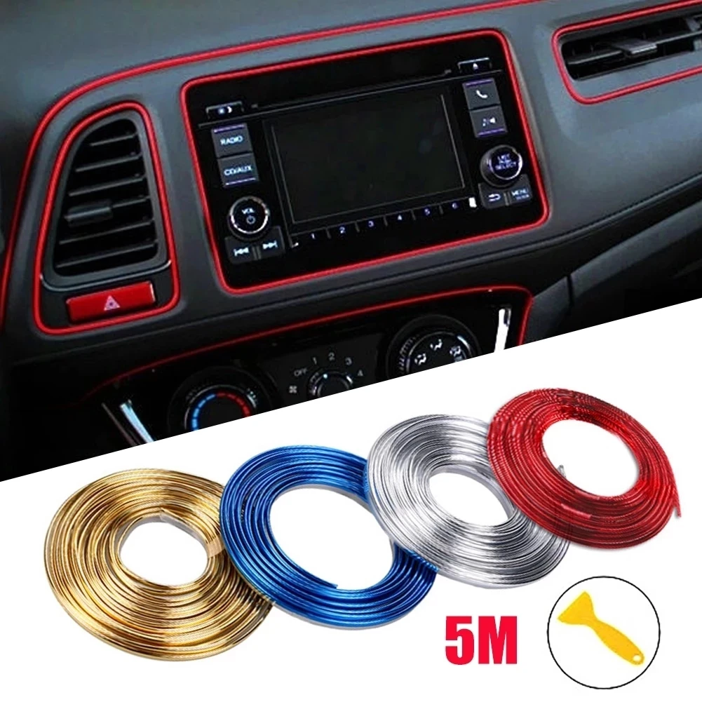 Ng decoration flexible strips 5m 3m 1m interior auto mouldings car cover trim dashboard thumb200