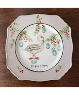 Anthropologie Lou Rota Plate 12 Days of Christmas 6 Geese a Laying NEW - $38.61