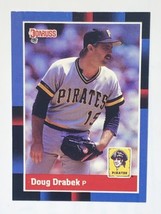 Doug Drabek 1988 Donruss #79 Pittsburgh Pirates Leaf MLB Baseball Card - £0.77 GBP