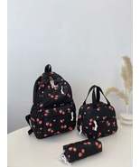 3-Piece Strawberry Print Canvas Bag Set - $34.64