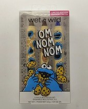 Wet N Wild Sesame Street - Limited - Eye shadow/liner-3 Piece Set Cookie Monster - $7.92