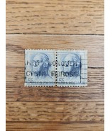 US Stamp George Washington 5c Used Strip of 2 - $23.75 MXN