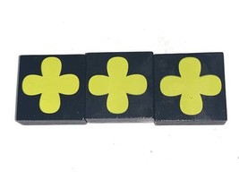 Qwirkle Replacement OEM 3 Yellow Clover Tiles Complete Set - $8.81