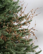 METALLIC GOLDEN PIP BERRY PICKS SET OF 12 CHRISTMAS DECOR BY BALSAM HILL - $292.04