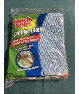 Vintage 2001 3M Scotch-Brite Sponge Cloth, 1 pack of 2 Blue Yellow Reusable - €25,42 EUR