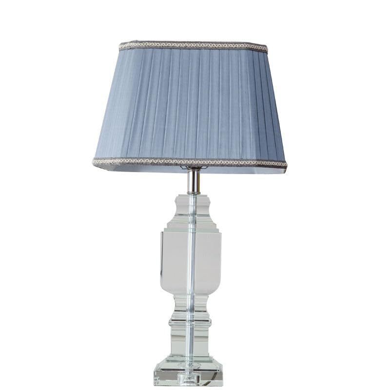 interoknack Luxury Crystal Table Lamp with Blue Fabric Shade, Modern Dec... - $1,080.00 interoknack Luxury Crystal Table Lamp with Blue Fabric Shade, Modern Dec... - $1,080.00