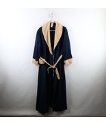 Vintage 60s 70s Rockabilly Mens Large Distressed Velour Belted Bath Robe... - $59.35