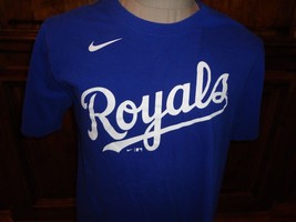 Blue Nike Kansas City Royals #51 Brady Singer MLB Baseball Cotton T-shirt Men L - £18.96 GBP