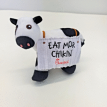 Chick-fil-A Plush Cow Eat Mor Chikin Advertisement Sign 6&quot; Limited Edition - £6.37 GBP