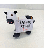 Chick-fil-A Plush Cow Eat Mor Chikin Advertisement Sign 6&quot; Limited Edition - $8.79