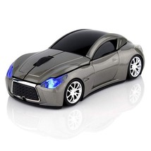 Ai5G Race Car Mouse Wireless Sports Car Shaped Mouse 2.4Ghz Led Light Shining Su - £15.84 GBP